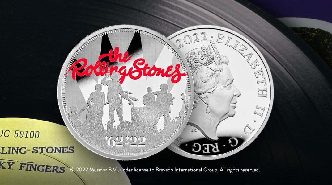 Νόμισμα στη Βρετανία για τους Rolling Stones