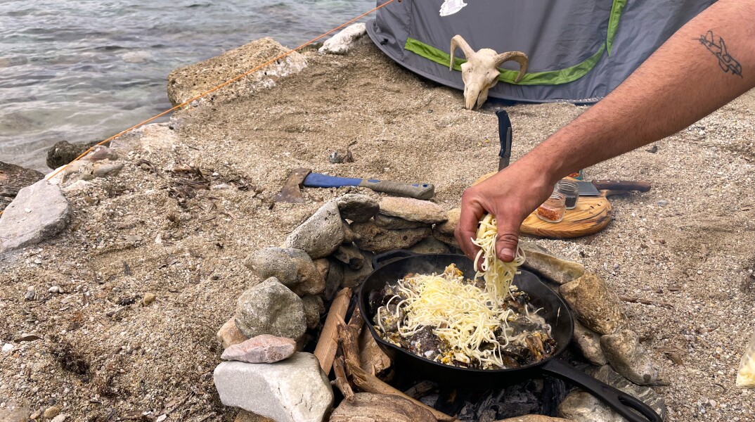 Μαγειρική στην φύση