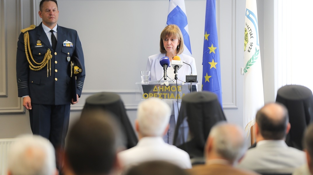 Η Κατερίνα Σακελλαροπούλου ανακηρύχθηκε επίτιμη δημότης Ορεστιάδας