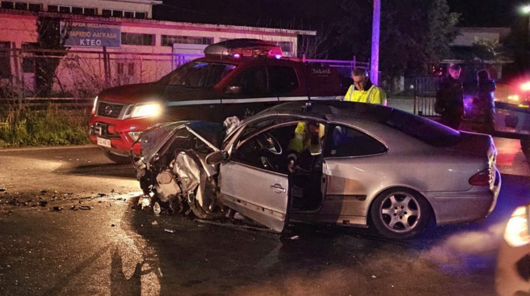Τροχαίο δυστύχημα στον Λαγκαδά