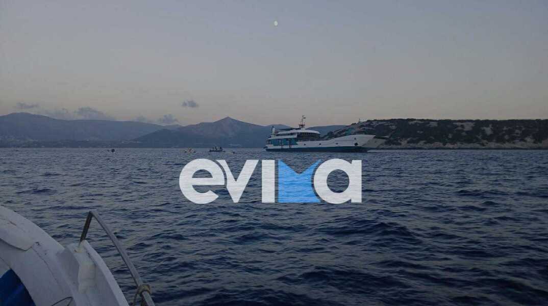 Το φέρι μποτ που προσάραξε στα Νέα Στύρα