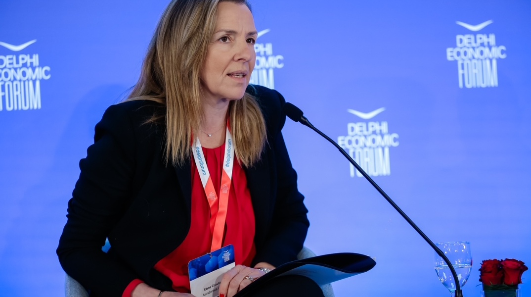 Η πρόεδρος και διευθύνουσα σύμβουλος της AstraZeneca Ελλάδας και Κύπρου Έλενα Χουλιάρα