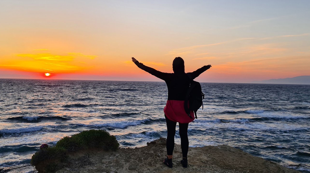 Η Λένα Διβάνη στην Ερείκουσα. 