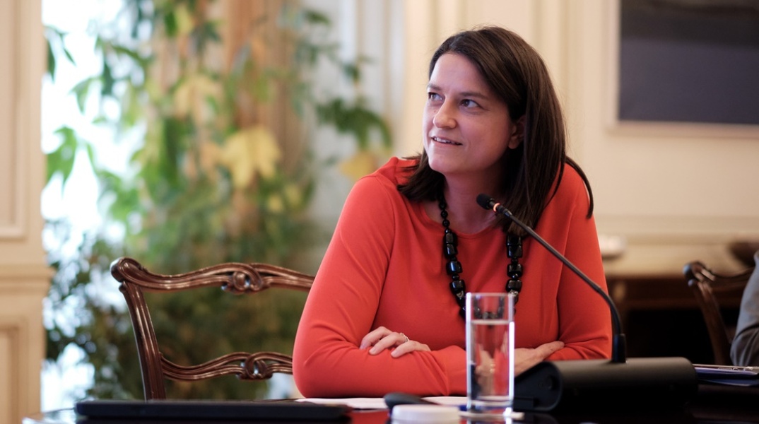 Η υπουργός Παιδείας, Νίκη Κεραμέως