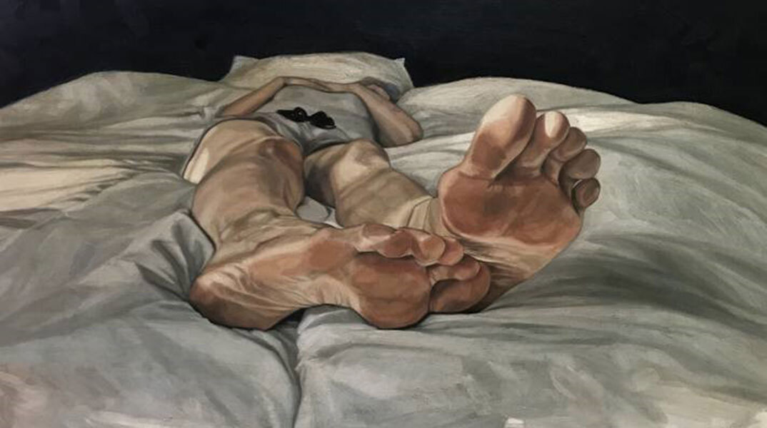 Louise Howard, «Sleeping» (2018, λεπτομέρεια)