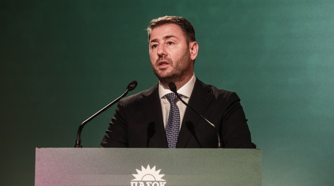 Ο πρόεδρος του ΠΑΣΟΚ-ΚΙΝΑΛ, Νίκος Ανδρουλάκης