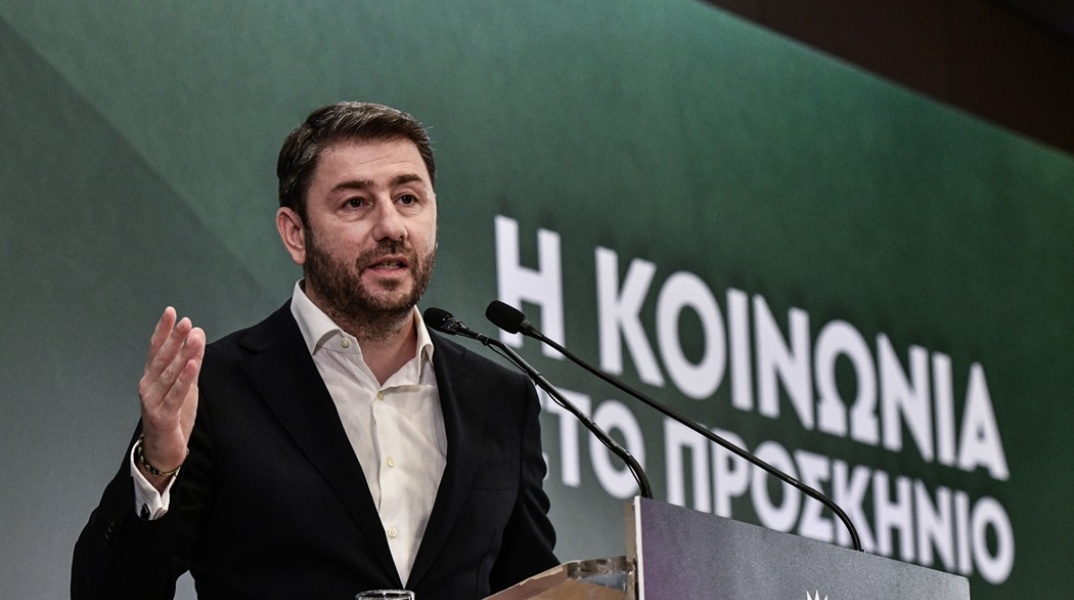 Ο πρόεδρος του ΠΑΣΟΚ-ΚΙΝΑΛ, Νίκος Ανδρουλάκης