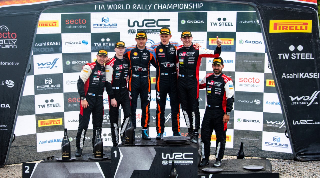 O Ott Tanak νικητής του Ράλι Φινλανδίας