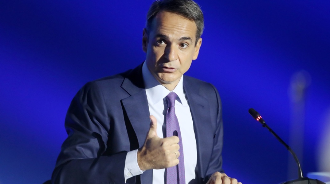 Ο Κυριάκος Μητσοτάκης στη ΔΕΘ