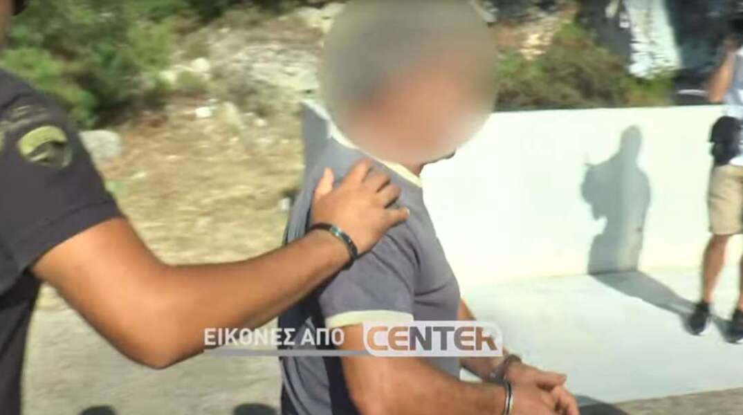 Φωτιά στη Θάσο: Ο 65χρονος συλληφθείς