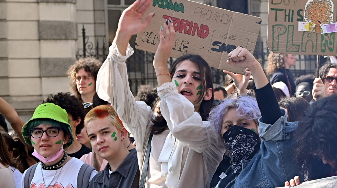 Διαμαρτυρία στην Ιταλία