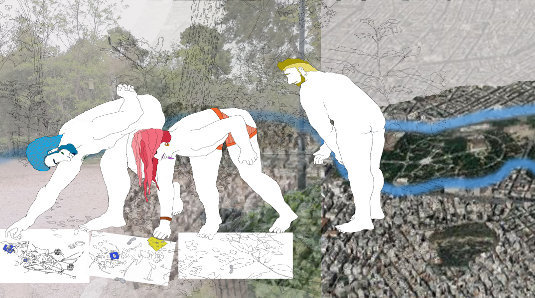 Έργο του Αντώνη Αντωνίου από την έκθεση "Πεδίον" στο Πεδίον του Άρεως και το "σχεδία home"