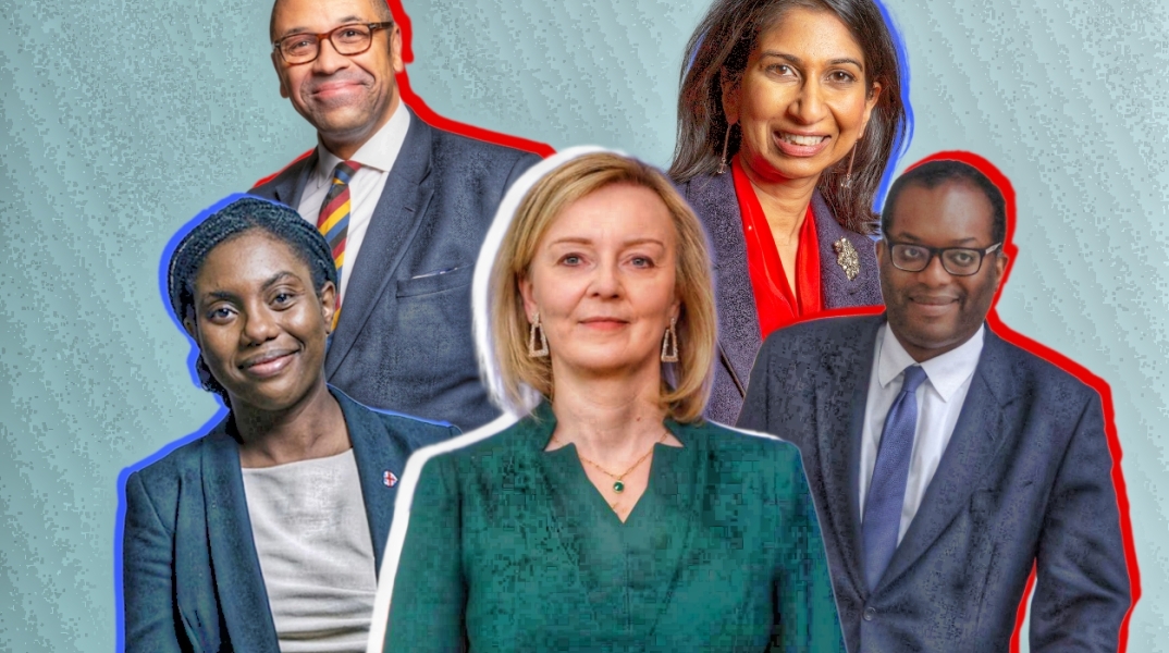 Κέμι Μπάντενοχ, Λιζ Τρας, Κουάσι Κουαρτένγκ, Τζέιμς Κλέβερλι, Σουέλα Μπρέιβερμαν