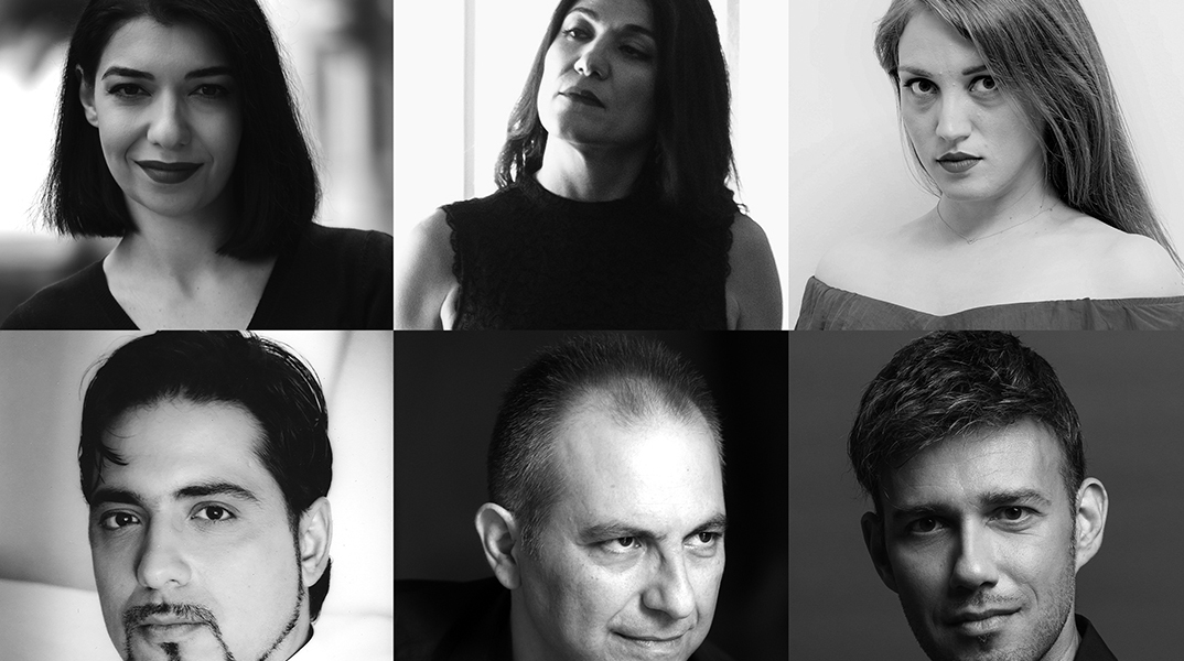 Από αριστερά προς τα δεξιά: (1η σειρά) Άννα Τσελίκα, Άρτεμις Μπόγρη, Διαμάντη Κριτσωτάκη, (2η σειρά) Γιώργος Ματθαιακάκης, Βαγγέλης Μανιάτης, Γιάννης Φίλιας  