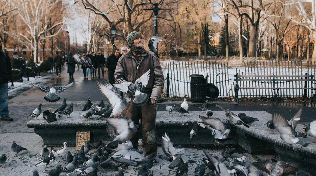 Άστεγος στη Νέα Υόρκη
