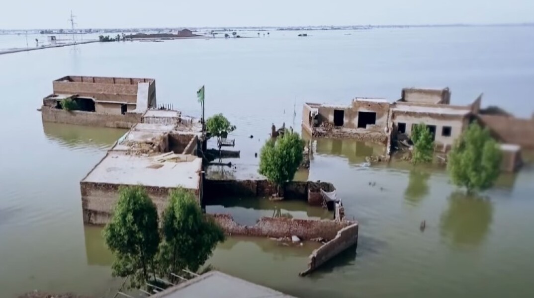 Πλημμυρισμένες περιοχές στο Πακιστάν