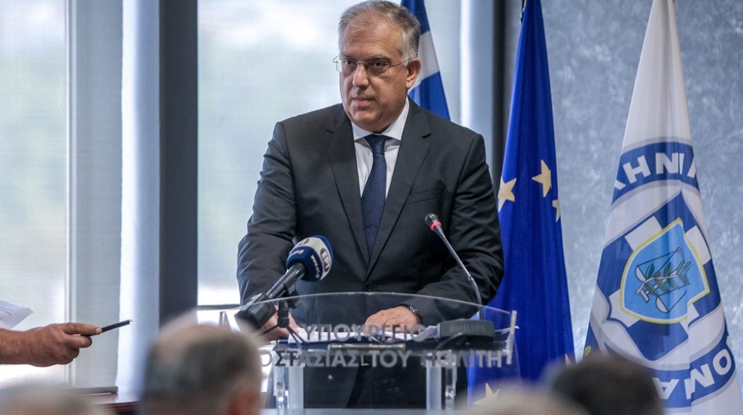 Ο υπουργός Προστασίας του Πολίτη, Τάκης Θεοδωρικάκος