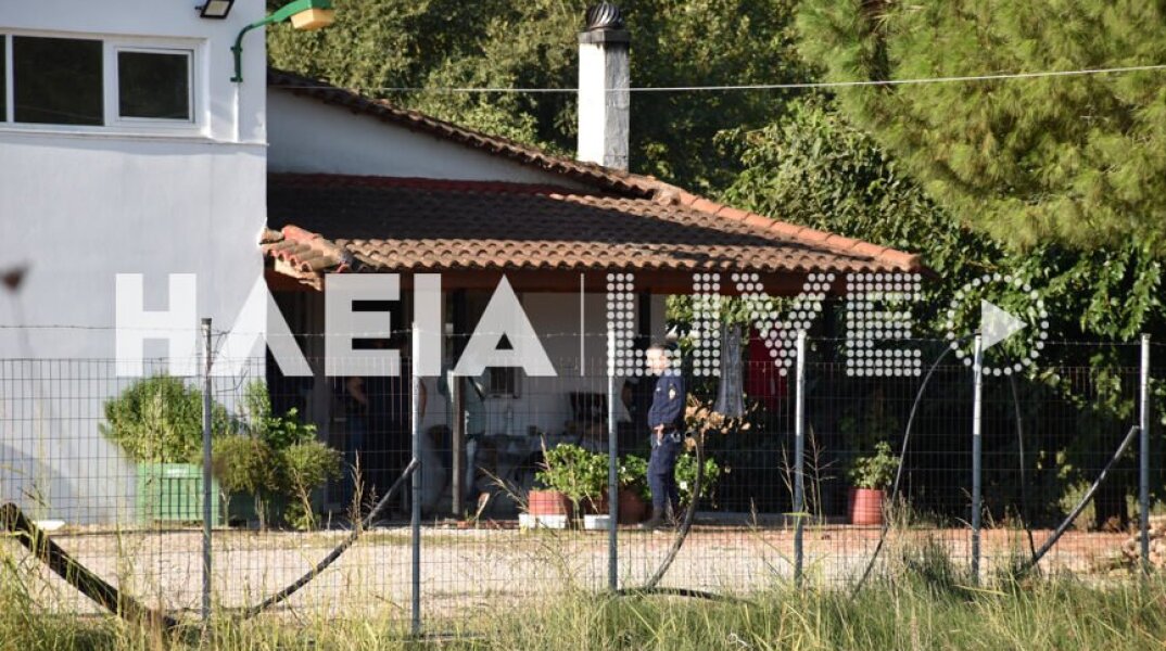 Το σπίτι όπου βρέθηκε δολοφονημένος ο 68χρονος επιχειρηματίας στην Ηλεία