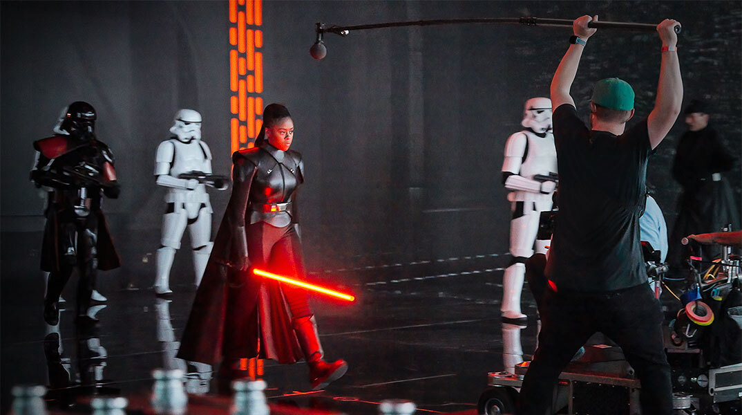 Σκηνή από τα γυρίσματα «Obi-Wan Kenobi: Ένας Jedi επιστρέφει»