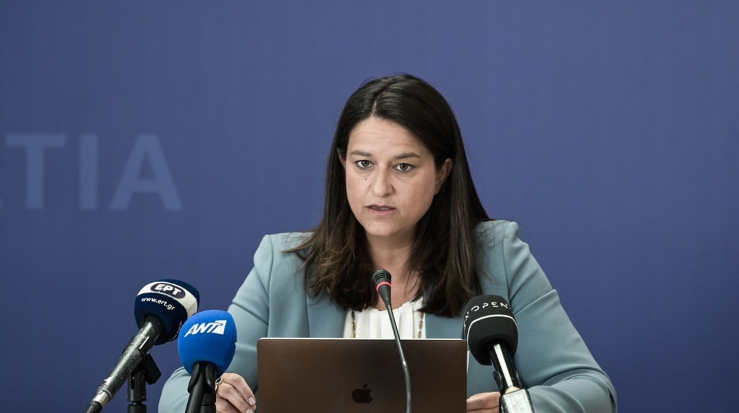 Η υπουργός Παιδείας, Νίκη Κεραμέως