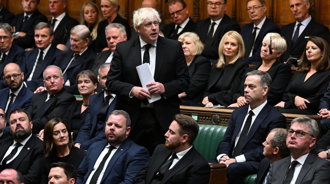 Μπόρις Τζόνσον: Τον Βλαντίμιρ Πούτιν ευχαρίστησε κατά λάθος ο πρώην πρωθυπουργός για την «εμπνευσμένη ηγεσία του», από το βήμα της Βουλής των Κοινοτήτων.