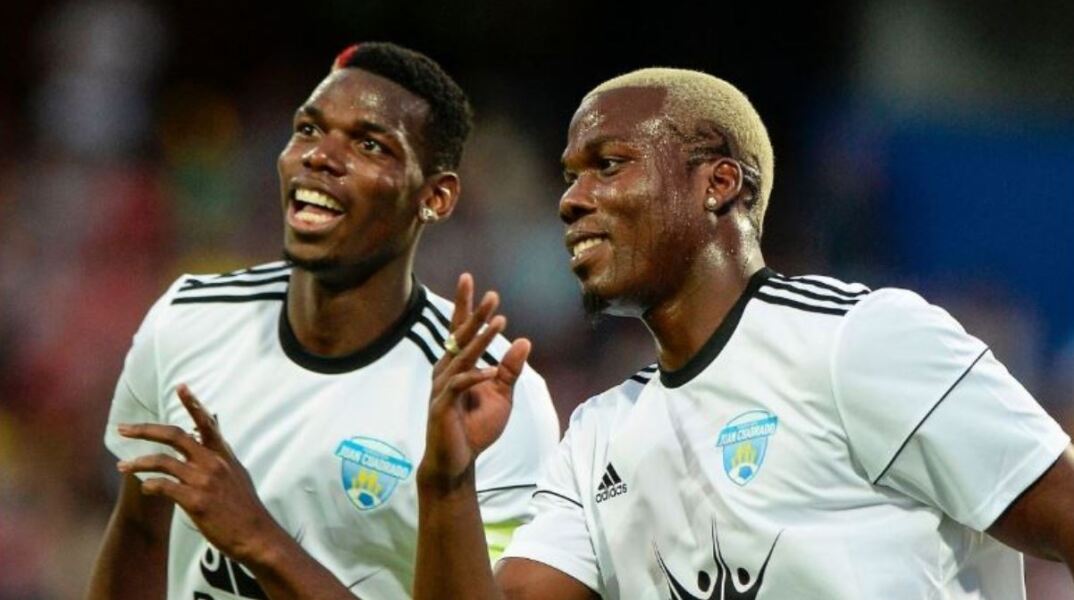 Ο Ματίας Πογκμπά με τον αδερφό του, Πολ