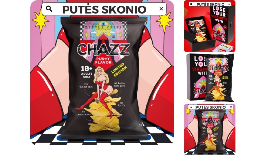 Μια λιθουανική εταιρεία τσιπς κυκλοφόρησε «σε παγκόσμια πρώτη» πατατάκια με γεύση αιδοίου - Το κοινωνικό μήνυμα που θέλει να μεταφέρει.