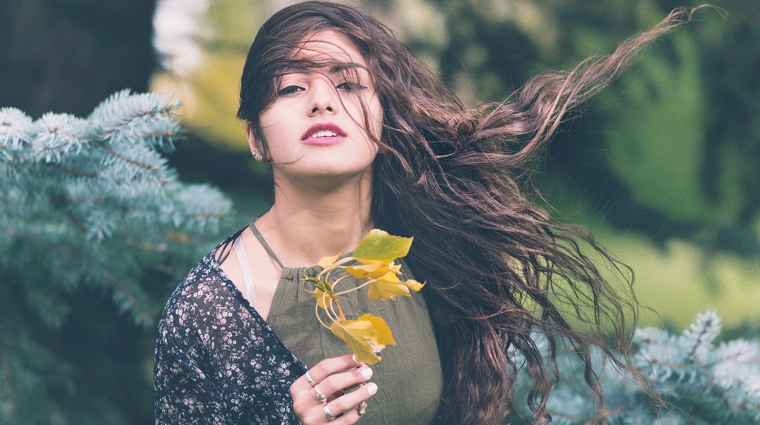 Ένα κορίτσι. 