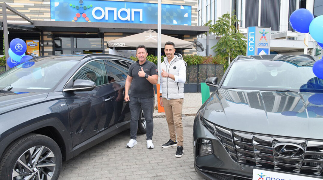 Οι μεγάλοι νικητές Ευάγγελος Πάλλης και Κυριάκος Ουζούνης