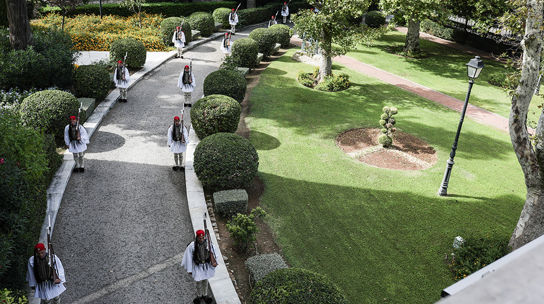 Κήπος του Προεδρικού Μεγάρου. 