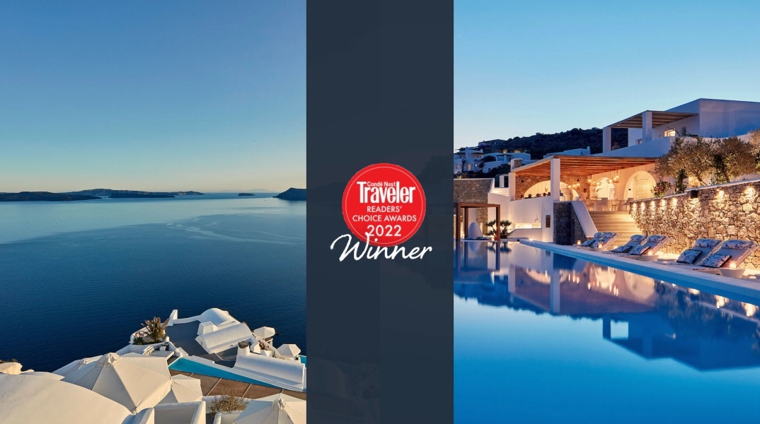 Tα Katikies Santorini & Katikies Mykonos ανακηρύσσονται τα κορυφαία ξενοδοχεία στην Ελλάδα