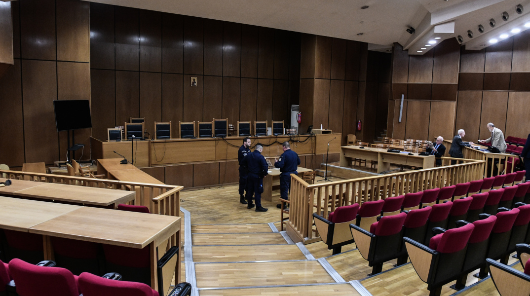 Δίκη Χρυσής Αυγής - Η δικαστική αίθουσα