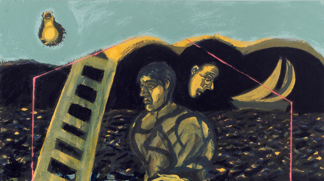 «Η κρύπτη» του Τάσου Μαντζαβίνου στην Γκαλερί Σκουφά