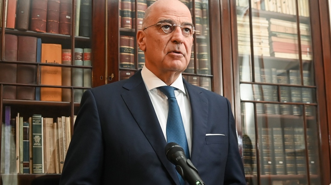 Ο υπουργός Εξωτερικών, Νίκος Δένδιας