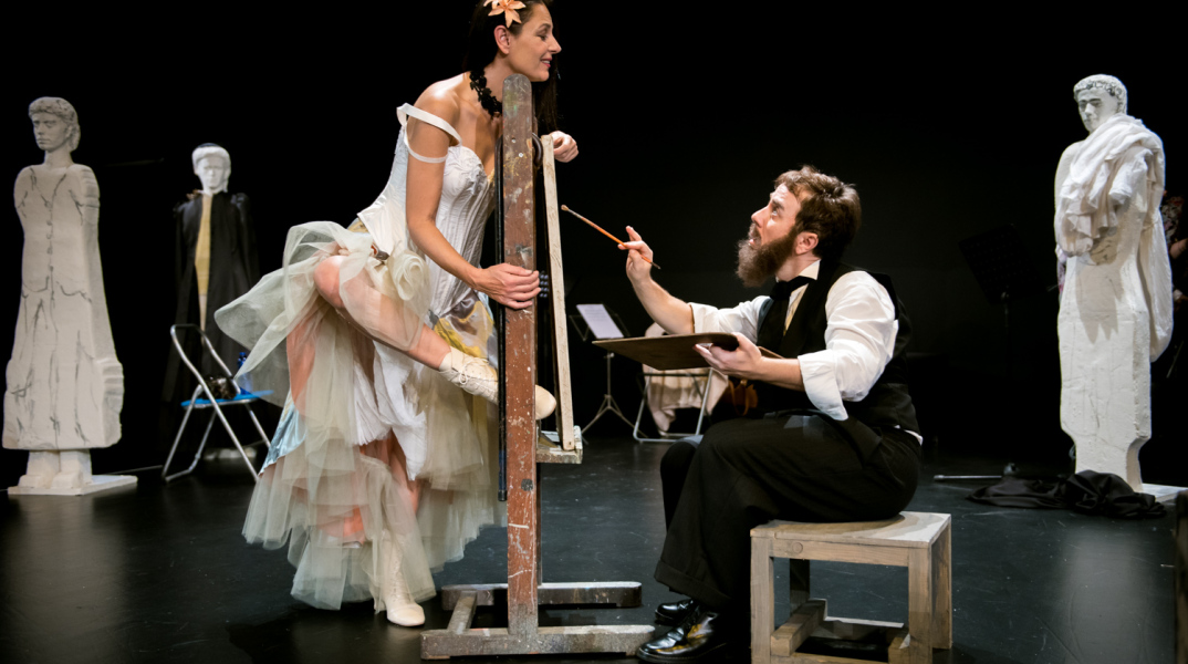 Η Βερόνικα Αργέντζη και ο Θανάσης Τσαλταμπάσης στο έργο «Τουλούζ Λωτρέκ – Η φαντασία της αμαρτίας» του Χριστόφορου Χριστοφή