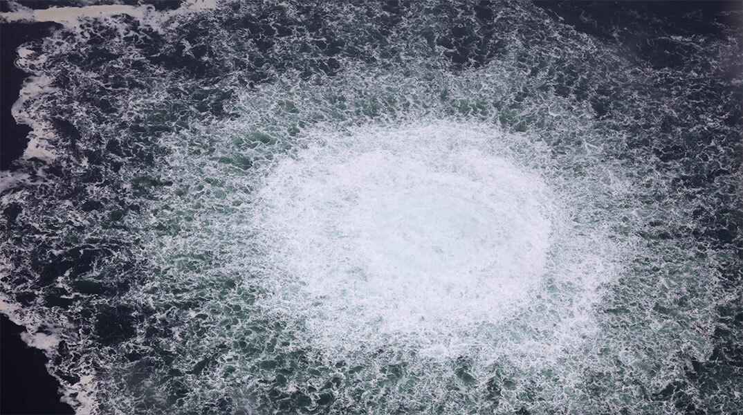 Διαρροή φυσικού αερίου στη Βαλτική από τον Nord Stream 1