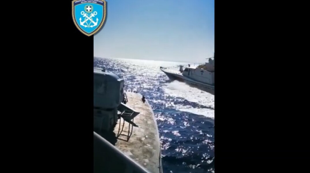 Σε βίντεο η παρενόχληση σκάφους του Λιμενικού από την τουρκική ακτοφυλακή ανοιχτά της Σάμου