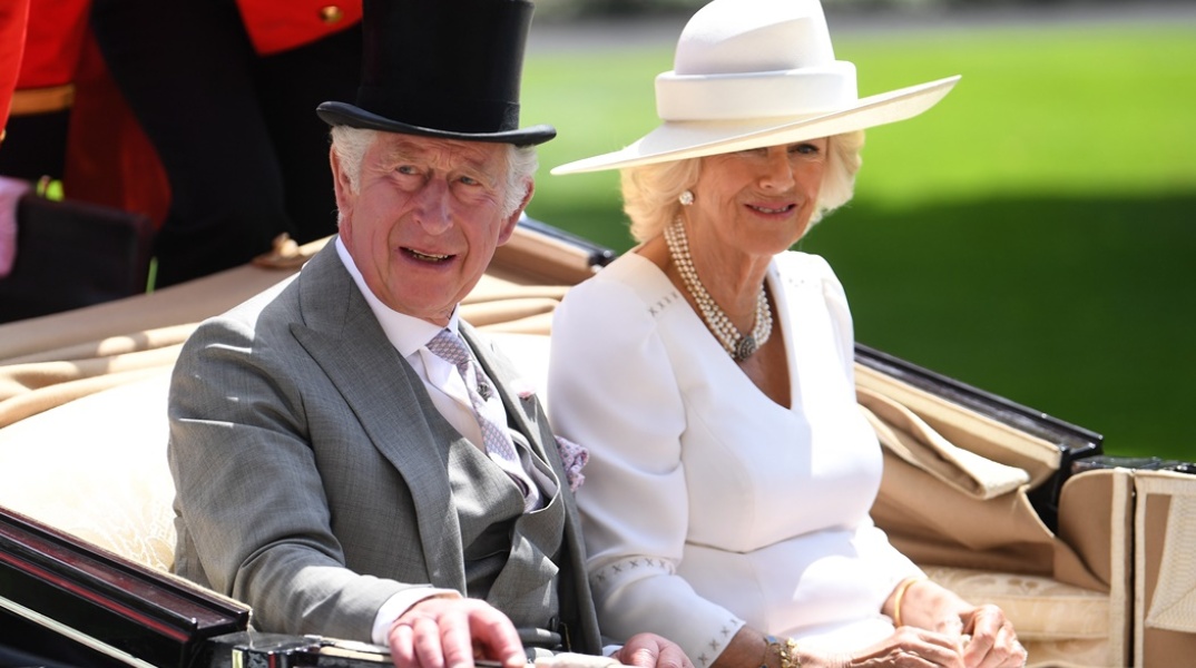 O βασιλιάς της Βρετανίας Κάρολος Γ' και η βασιλική σύζυγος, Καμίλα