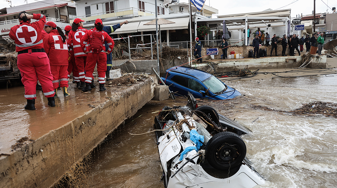 Καταστροφές από τα έντονα καιρικά φαινόμενα στην Αγία Πελαγία Ηρακλείου Κρήτης