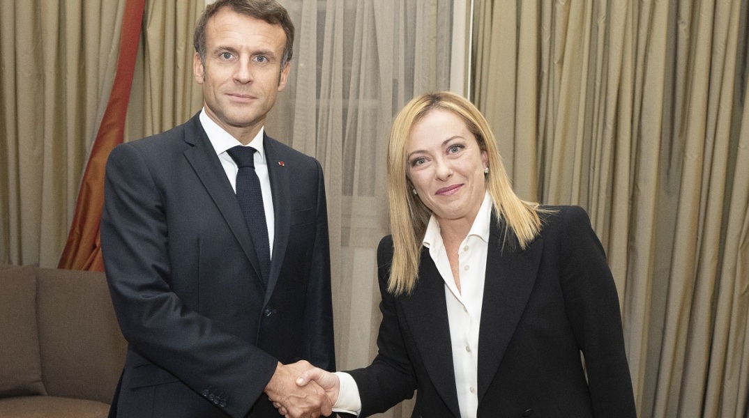 Η Ιταλίδα πρωθυπουργός Τζόρτζια Μελόνι περιέγραψε την πρώτη της συνάντηση μετά τις εκλογές με τον πρόεδρο της Γαλλίας, Εμανουέλ Μακρόν.