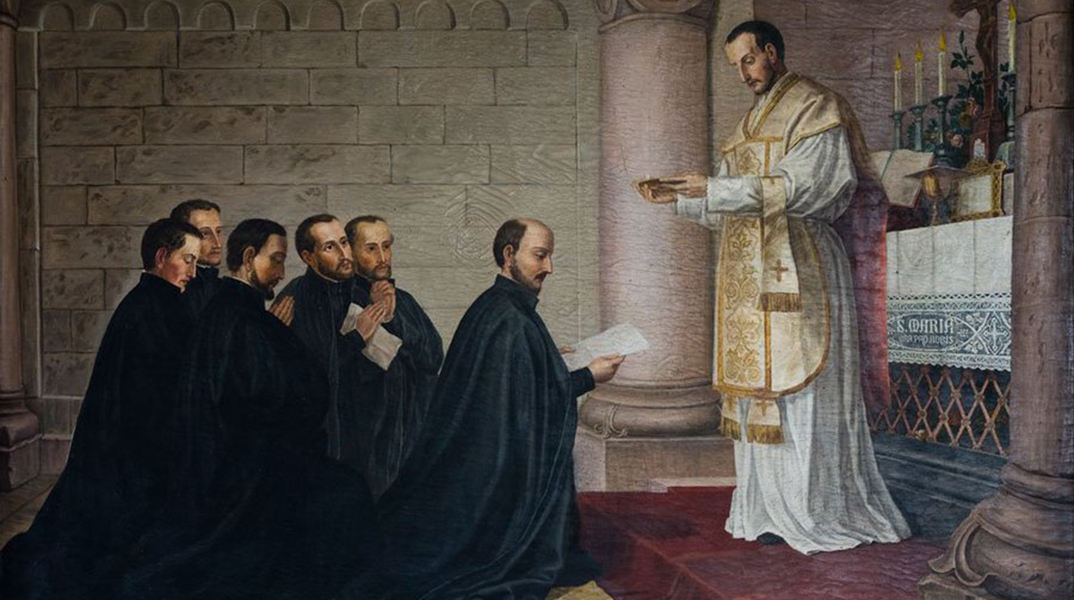 «Οι όρκοι της Εταιρείας του Ιησού, στη Μονμάρτη», Konrad Baumaister, 1881