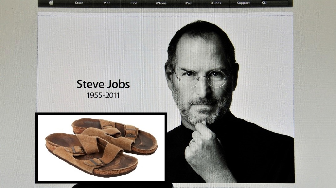Στιβ Τζομπς: Αστρονομικό ποσό σε δημοπρασία για τα μεταχειρισμένα σανδάλια Birckenstock του συνιδρυτή της Apple -Πωλήθηκαν για 218.000 δολάρια.