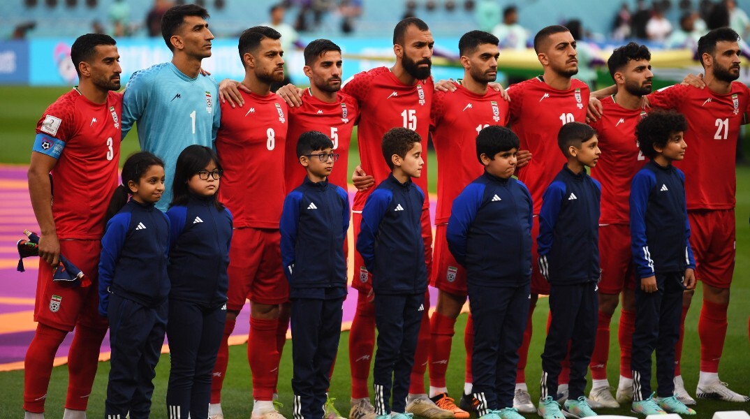 Οι παίκτες του Ιράν στο ματς με την Εθνική Αγγλίας