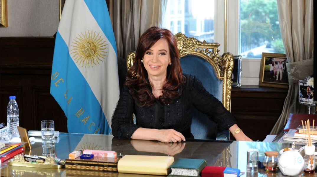 Η αντιπρόεδρος της Αργεντινής, Κριστίνα Φερνάντες