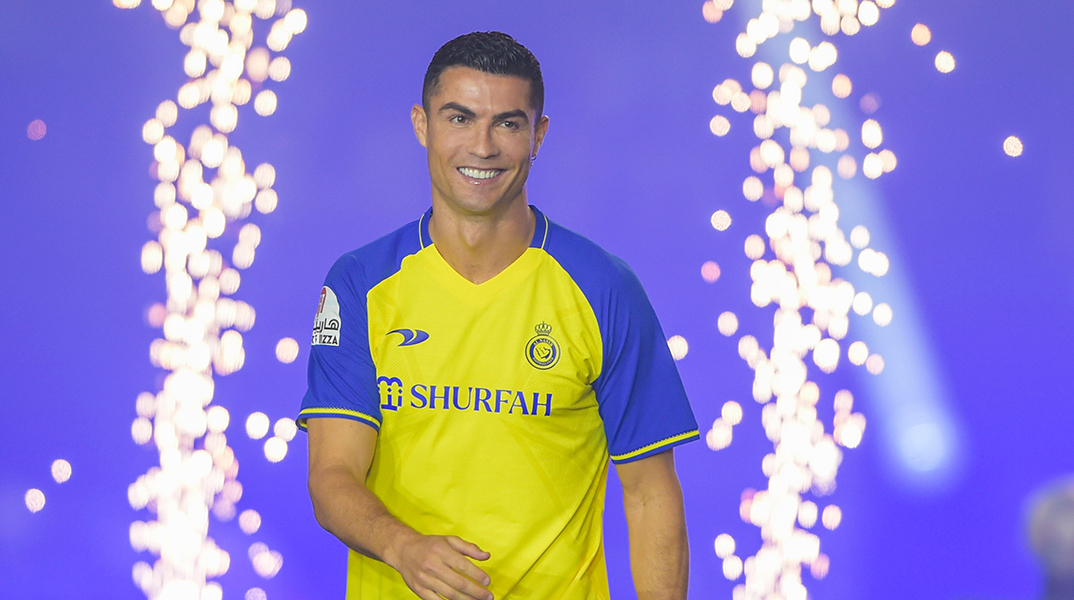 Ο Cristiano Ronaldo με την εμφάνιση της Al Nassr Player