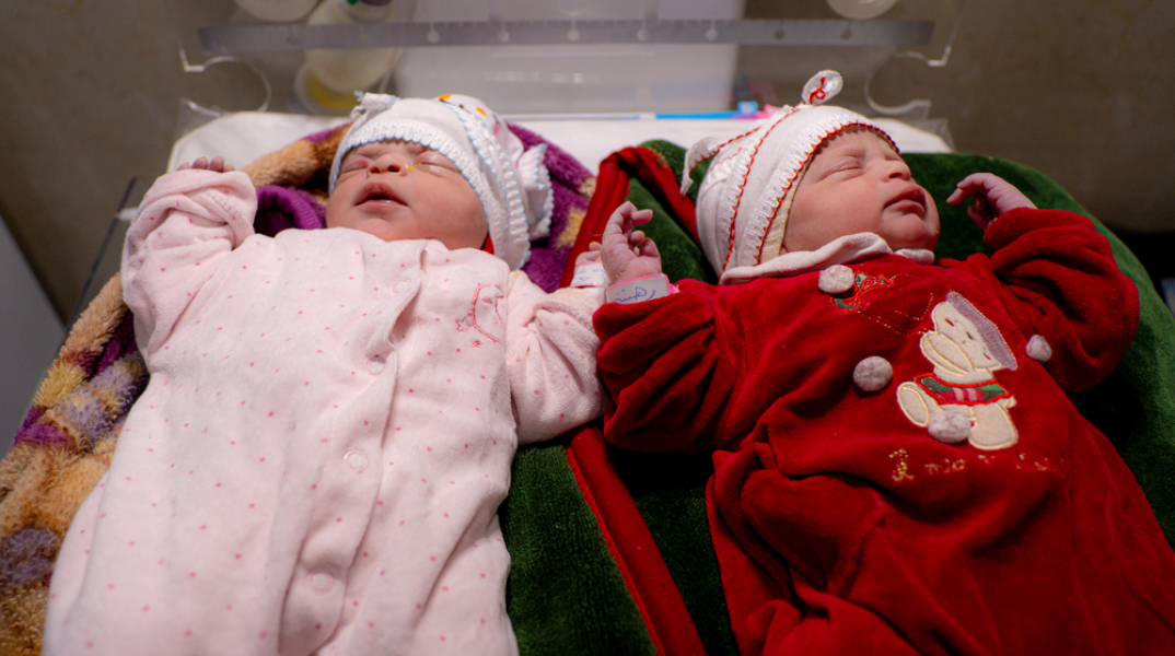 Elain και Selain, στο Ιράκ ©MSF