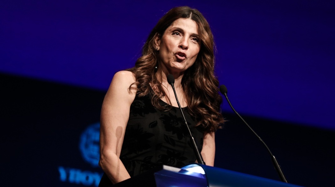 Η εκπρόσωπος Τύπου του ΣΥΡΙΖΑ - Προοδευτική Συμμαχία, Πόπη Τσαπανίδου