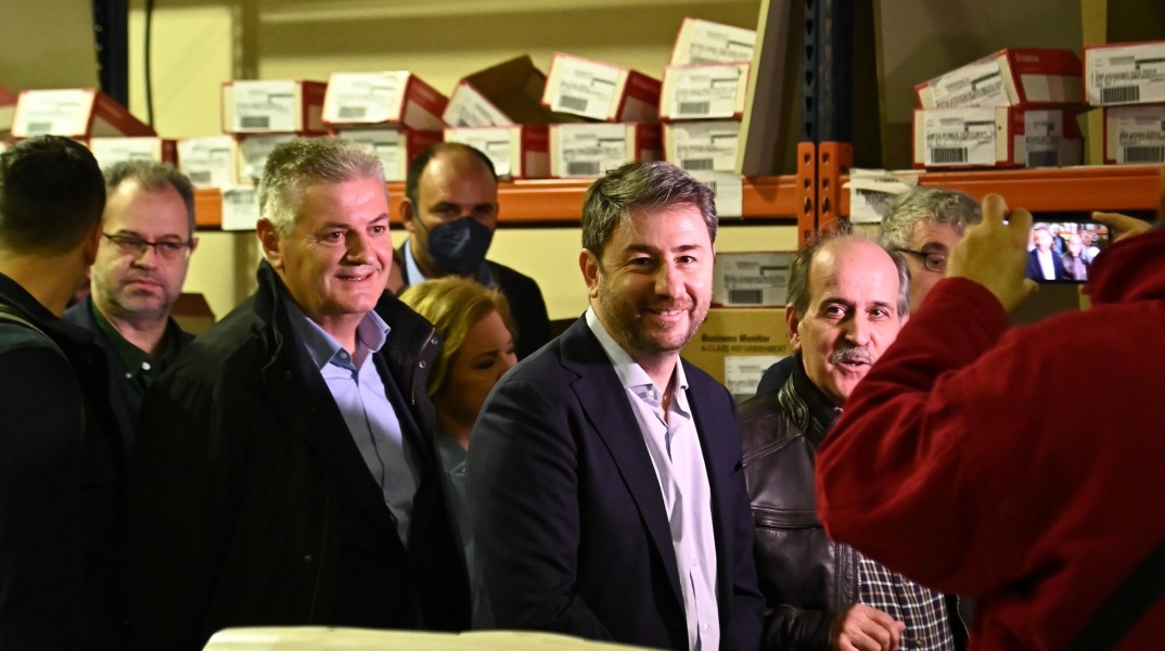 Ο πρόεδρος του ΠΑΣΟΚ-ΚΙΝΑΛ, Νίκος Ανδρουλάκης, στο Διεθνές Πανεπιστήμιο Ελλάδας στην Κατερίνη