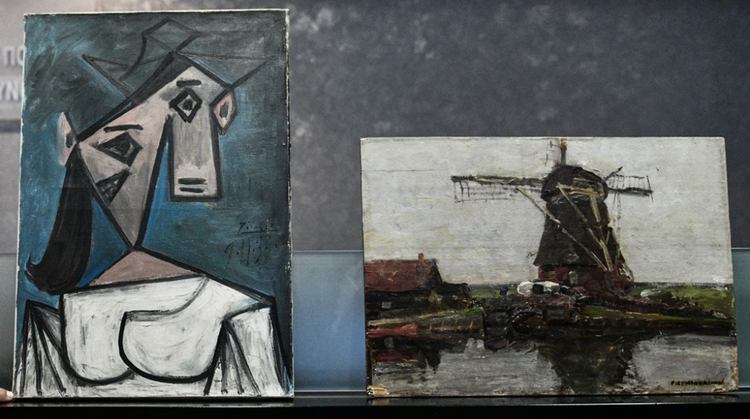 Οι δύο πίνακες που είχε αφαιρέσει από την Εθνική Πινακοθήκη ο 50χρονος ελαιοχρωματιστής