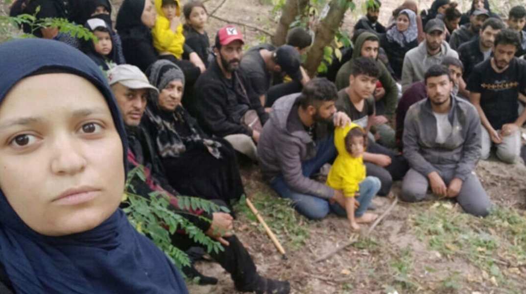 Οι πρόσφυγες σε νησίδα του Έβρου